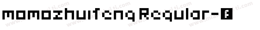 momozhuifeng Regular字体转换